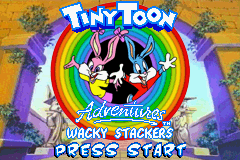 Wacky Stackers box art for GameBoy Advance